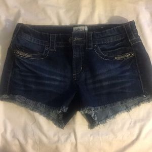 Denim shorts